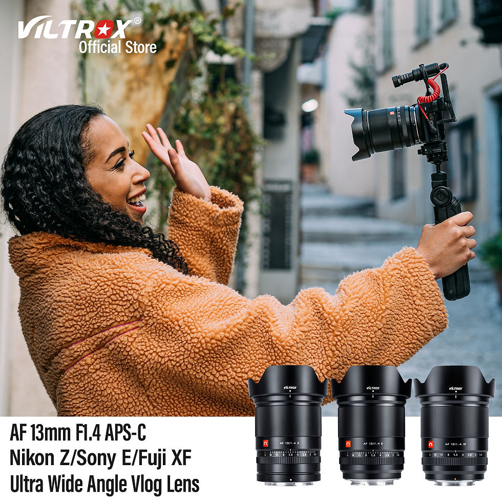 Miniatura: Lente 13mm f/1.4 Viltrox AF APS-C Grande Angular para Câmeras