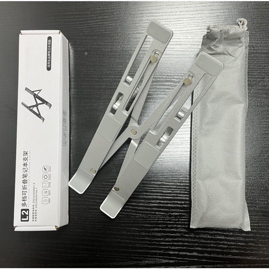 Suporte Aluminio notebook Dobrável Ergonômico Ajustável fino ipad para tablet