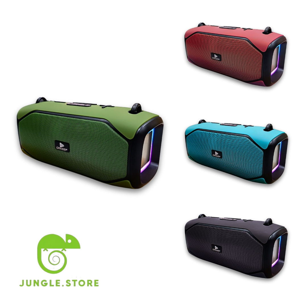 Caixa de Som Bluetooth com Alto-Falante Duplo e Subwoofer TWS Sem Fio D-G228