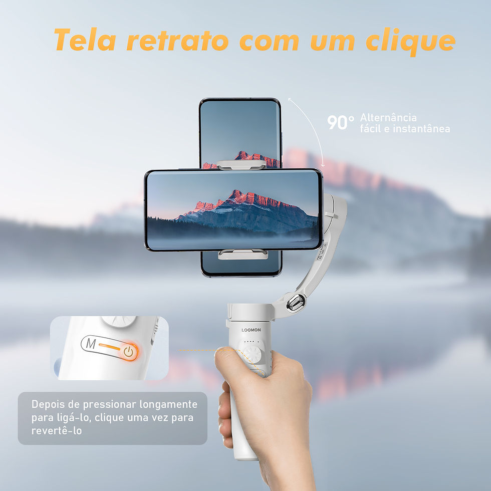 Miniatura: Mobile Phone Stabilizer Gimbal Cell Phone Stabilizer Gimbal Mobile Phone Holder 
