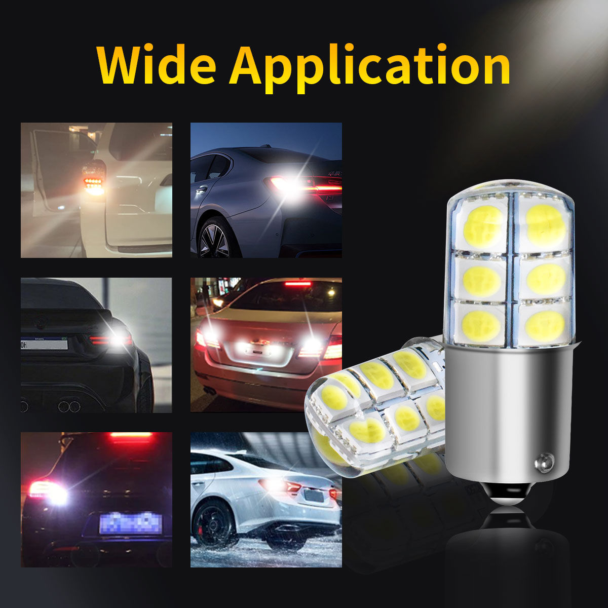 Lâmpada Automotiva BA15S 1156 12V Luz de Freio