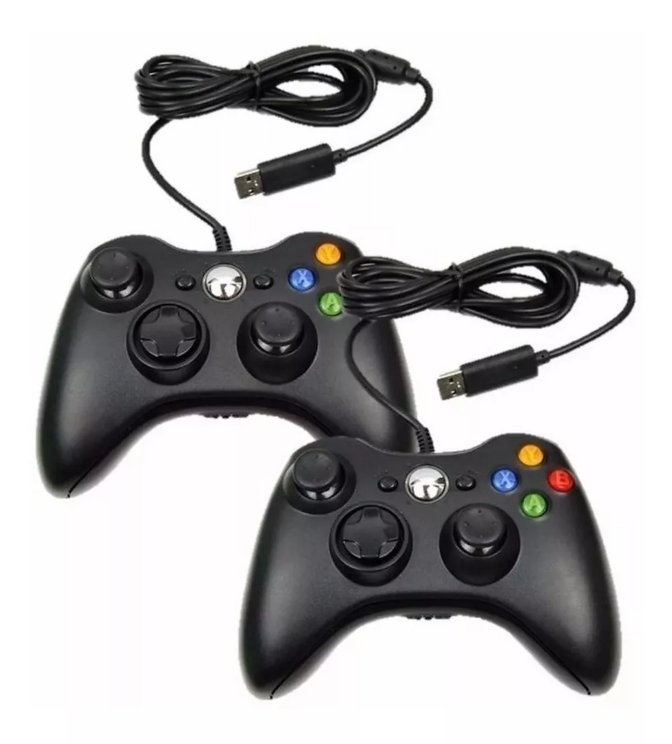 Miniatura: NEVERDIE STORE - Controle De Xbox 360 Com Fio Para Video Game e PC/ Fat E Pc Joy