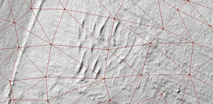 Drone Data has much higher resolution and density than GPS Survey data.  The density improves quantity calculations ensuring no details are missed. 