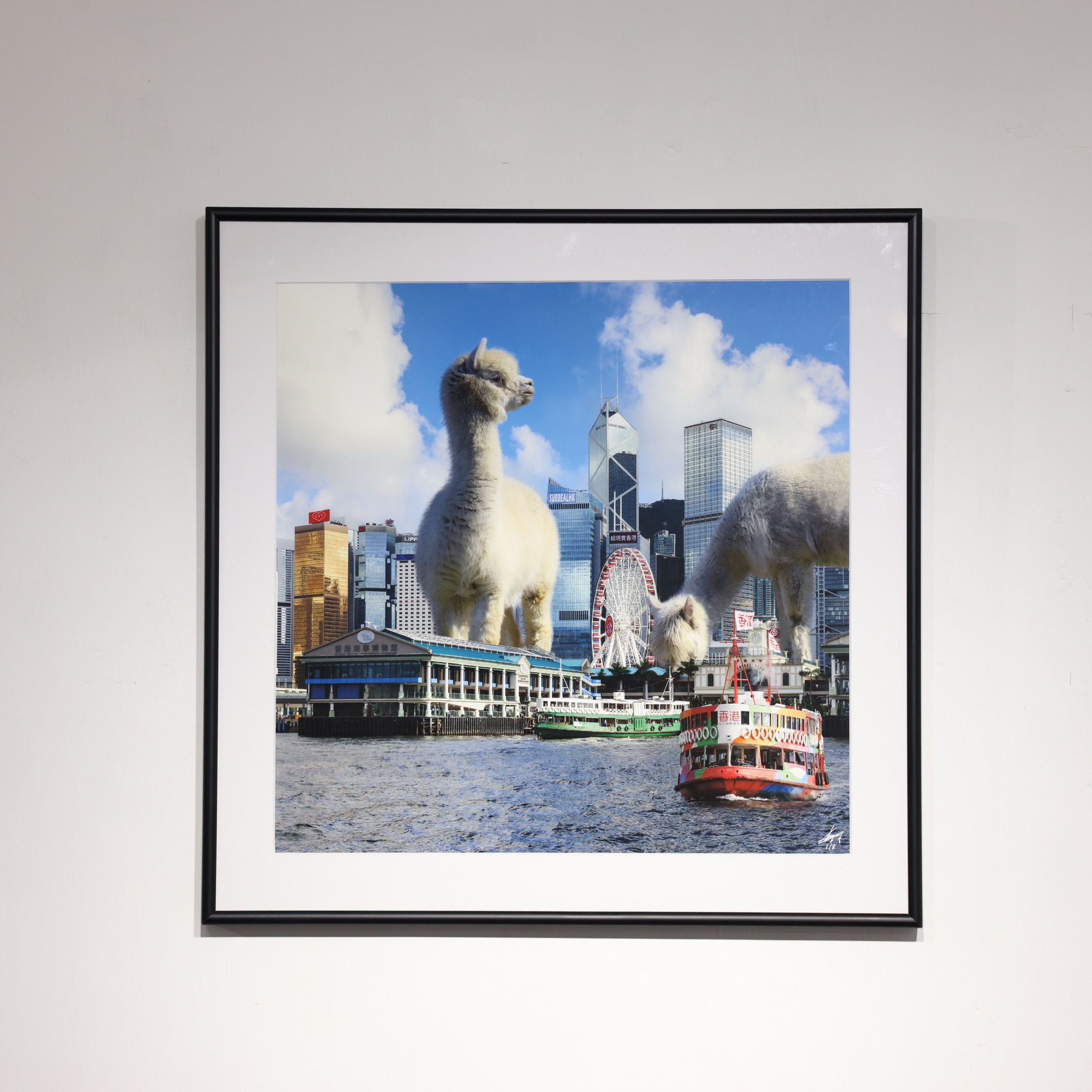 Alpaca Central (2022) with frame