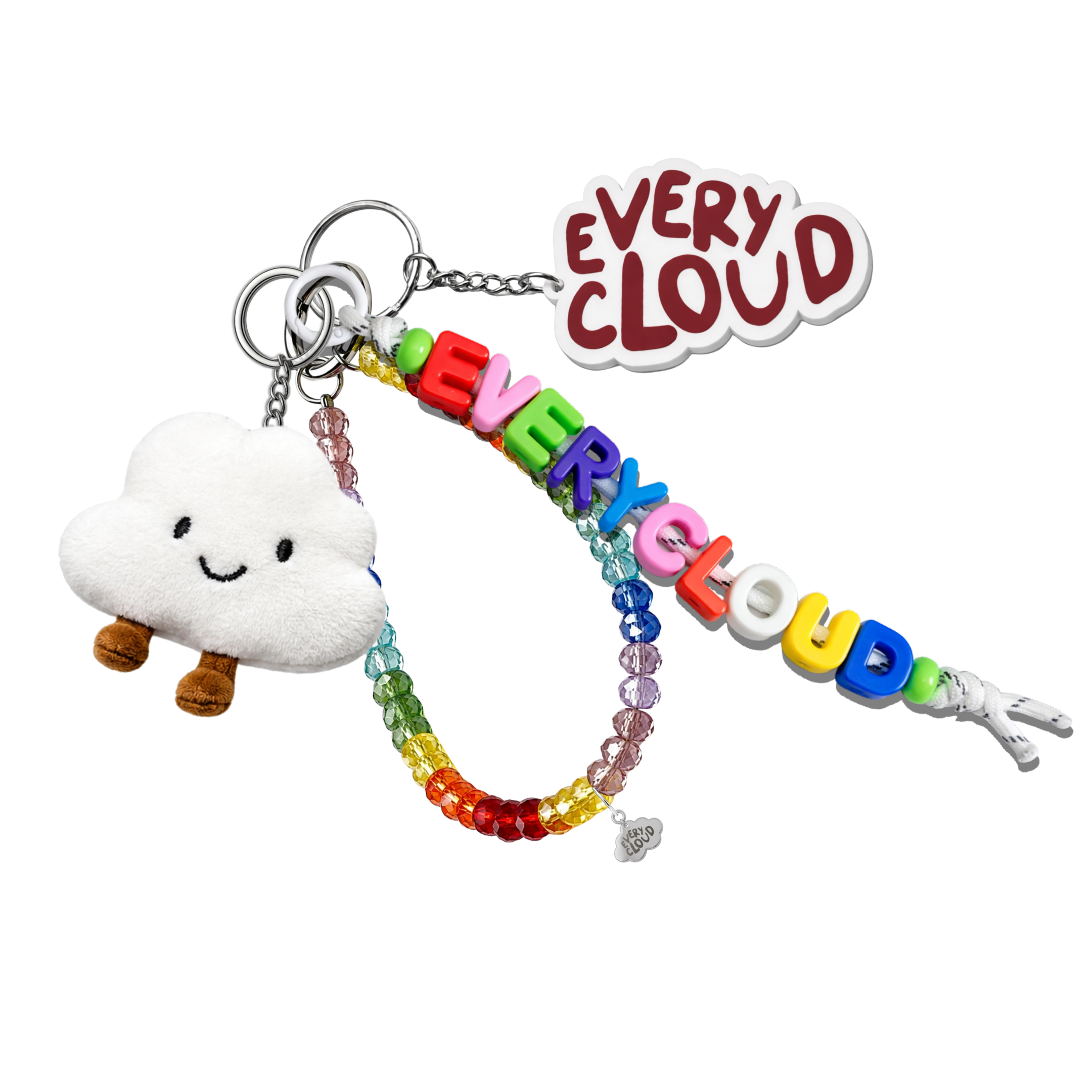 EVERY CLOUD RAINBOW KEYCHAIN