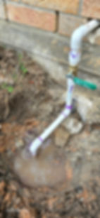 Outdoor pipe repair by Swift Fix Solutions