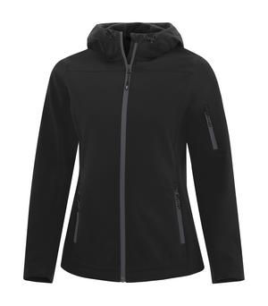 Thumbnail: Ladies Essential Hooded Soft Shell Jacket