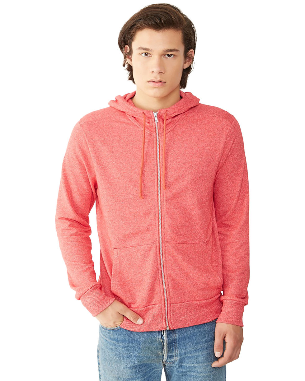Men's Rocky Eco-Mock Twist Mock Neck Zip Hoodie