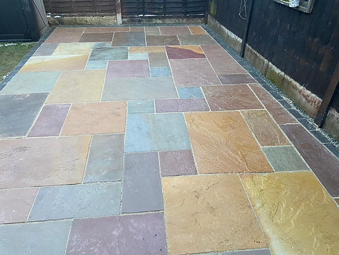 Large patio