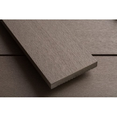 Thumbnail: 'Q-Deck' Smartboard Composite Decking Chocolate Brown 20mm x 138mm x 3.6m