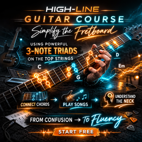 The revolutionary High-Line Guitar Method