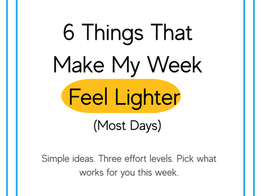 Setting Yourself Up for a Successful Week as a Busy or an Overwhelmed Mum