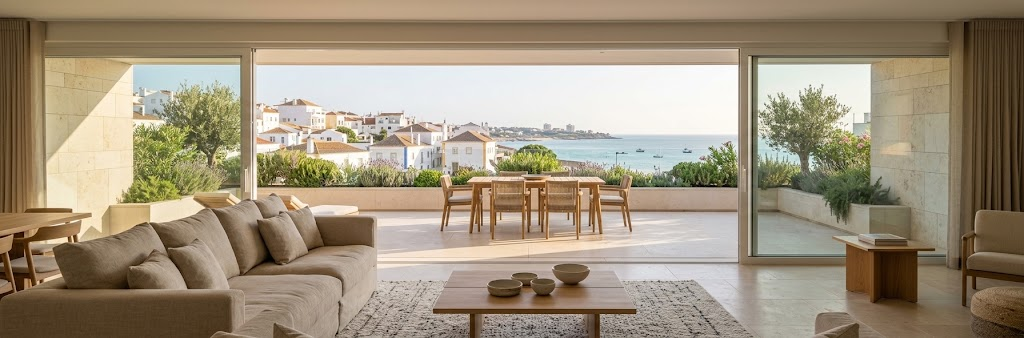 Modern Algarve apartment with terrace and sea views