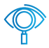 SAFEgroup Automation icon of a magnifying glass over an eye