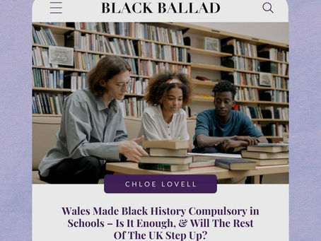 Black History Curriculum in Wales