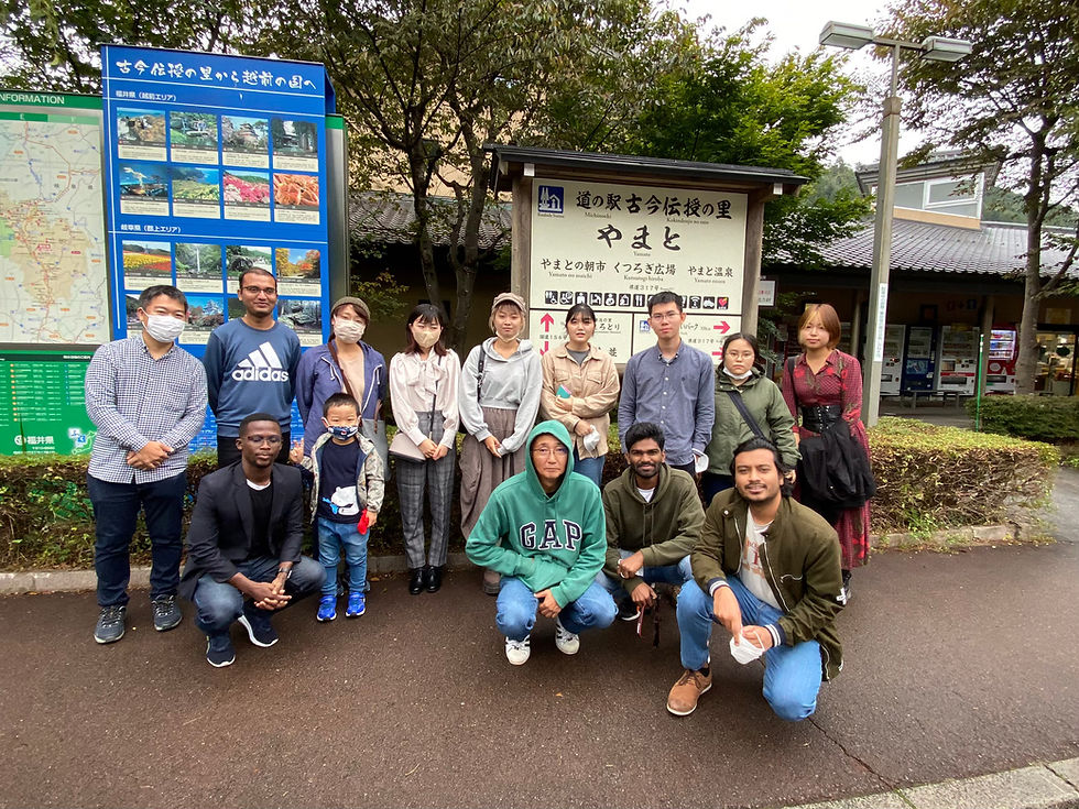 Laboratory trip to Gujo, Japan