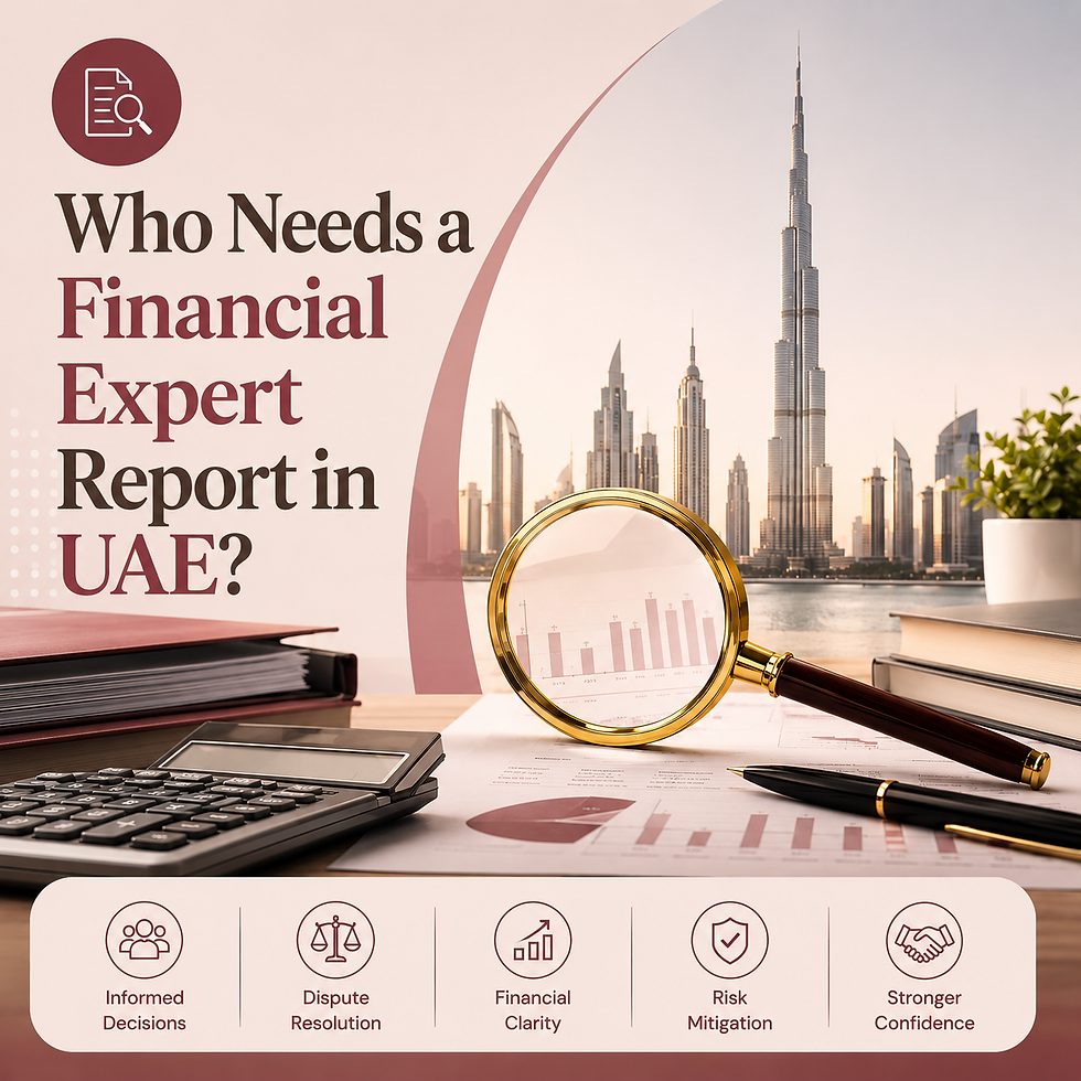 Who Needs a Financial Expert Report in UAE?