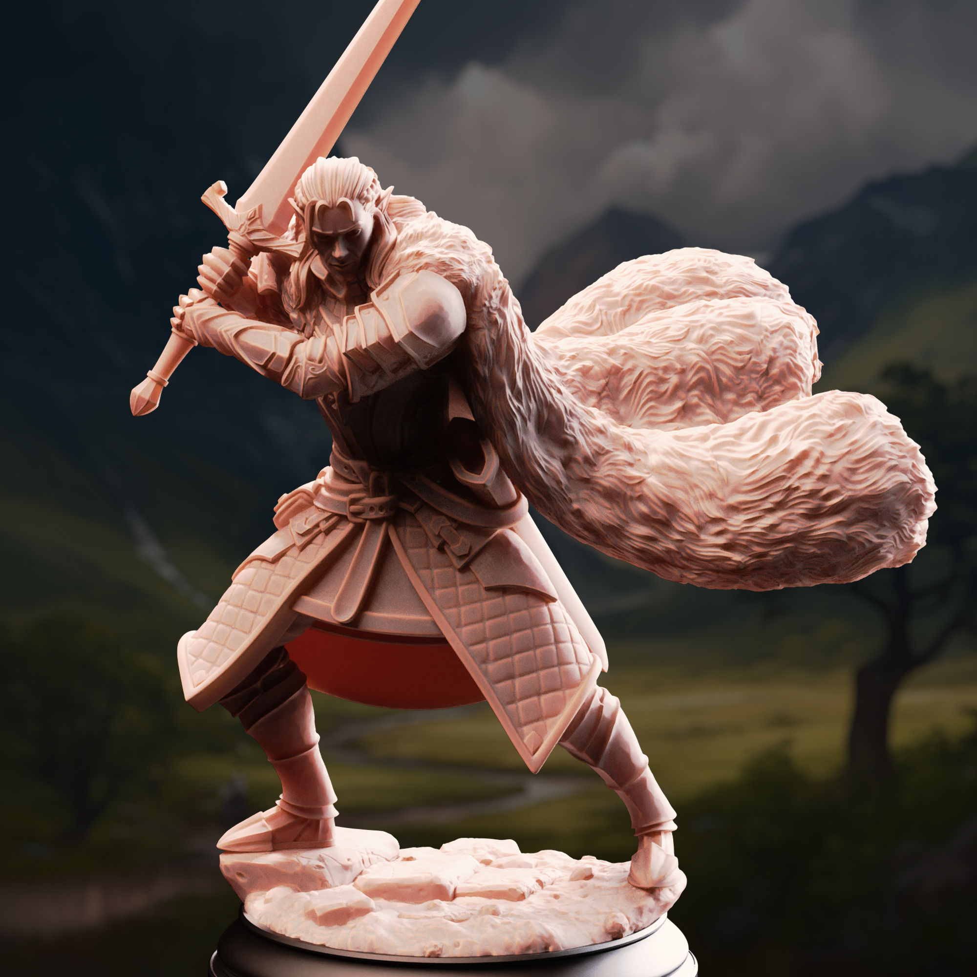 Harias of the Borderlands – Elven Fighter