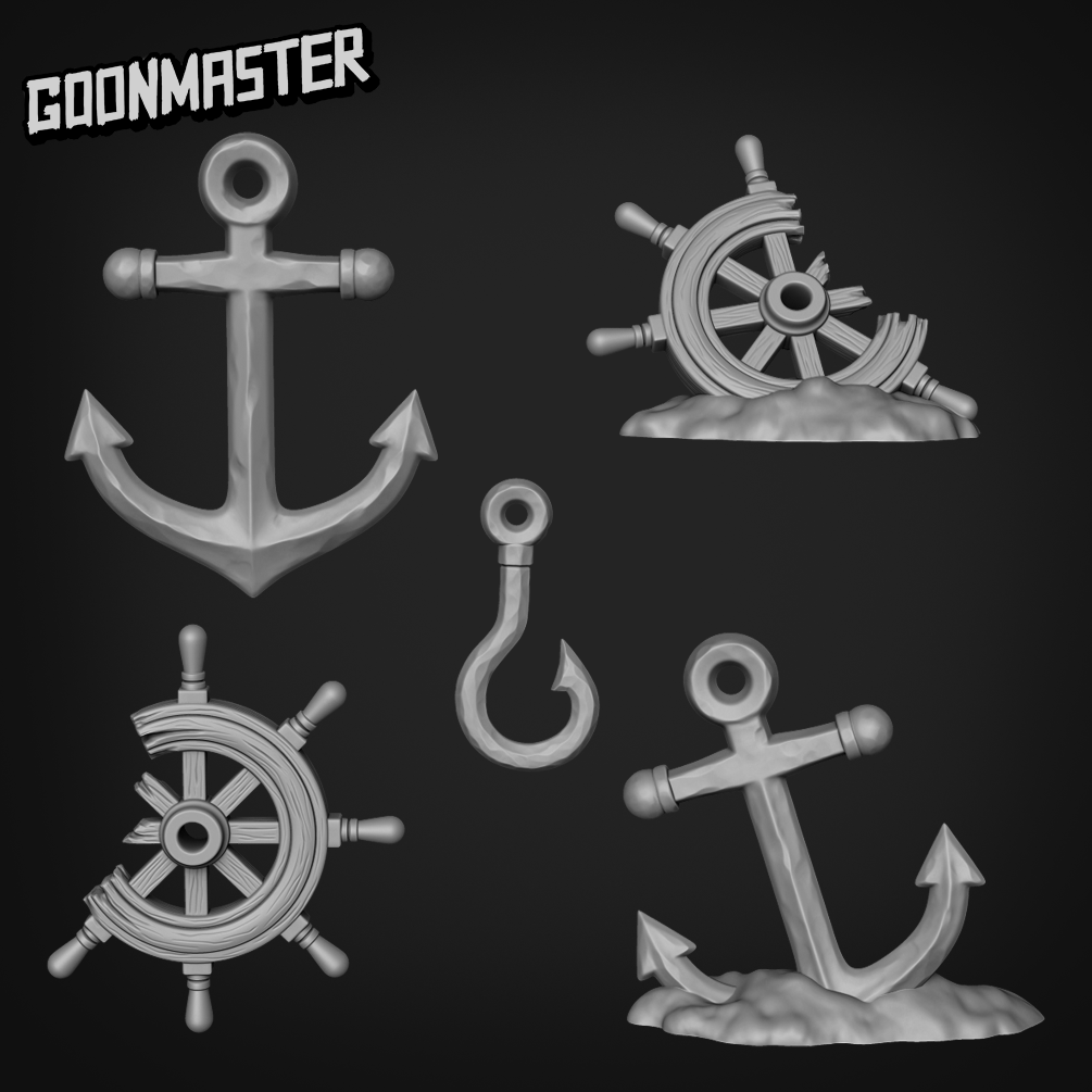 Ship Wreckage - Basing Bits