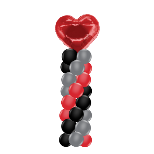 Thumbnail: red and black balloon column