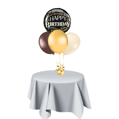 Thumbnail: Foil and latex balloon centerpiece