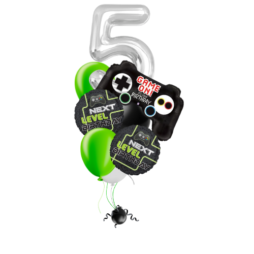 Thumbnail: Gamer birthday balloon with number