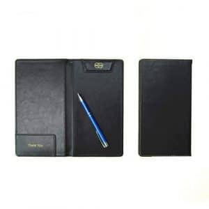 Custom-Logo-Print-PU-Leather-Bill-Folder