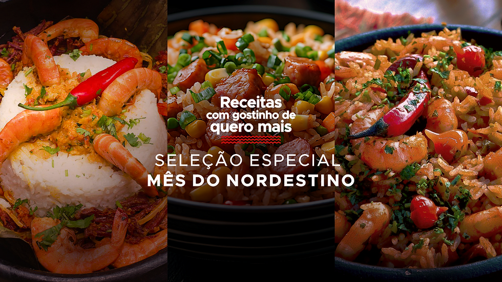 TRADIÇÃO E SABOR: 3 RECEITAS NORDESTINAS PARA CELEBRAR O DIA DO NORDESTINO