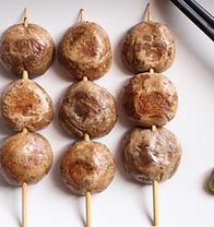 Brochettes de Shiitaké