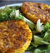 Galettes de carottes râpées