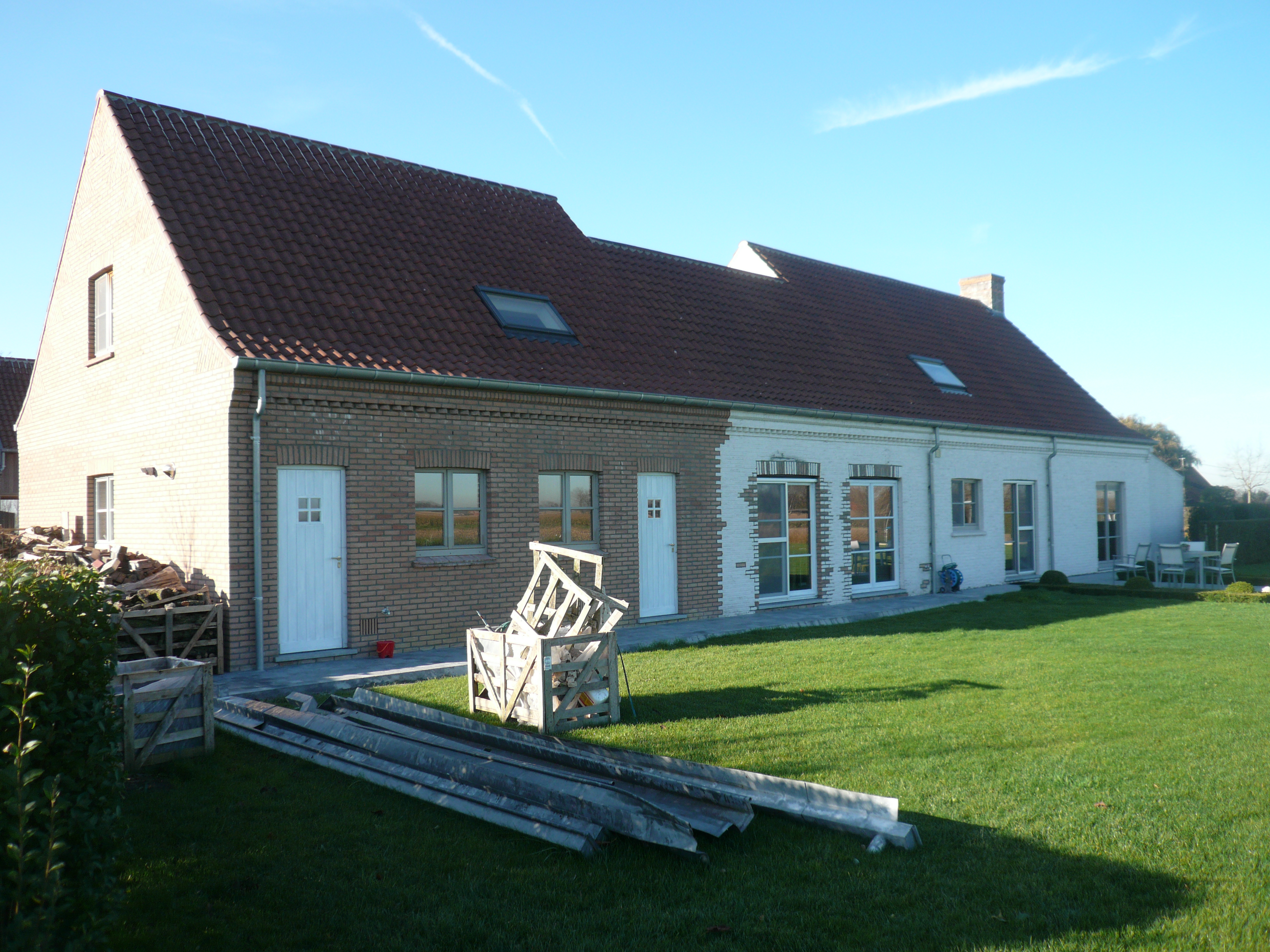 Frisse muren na binnenschilderwerk