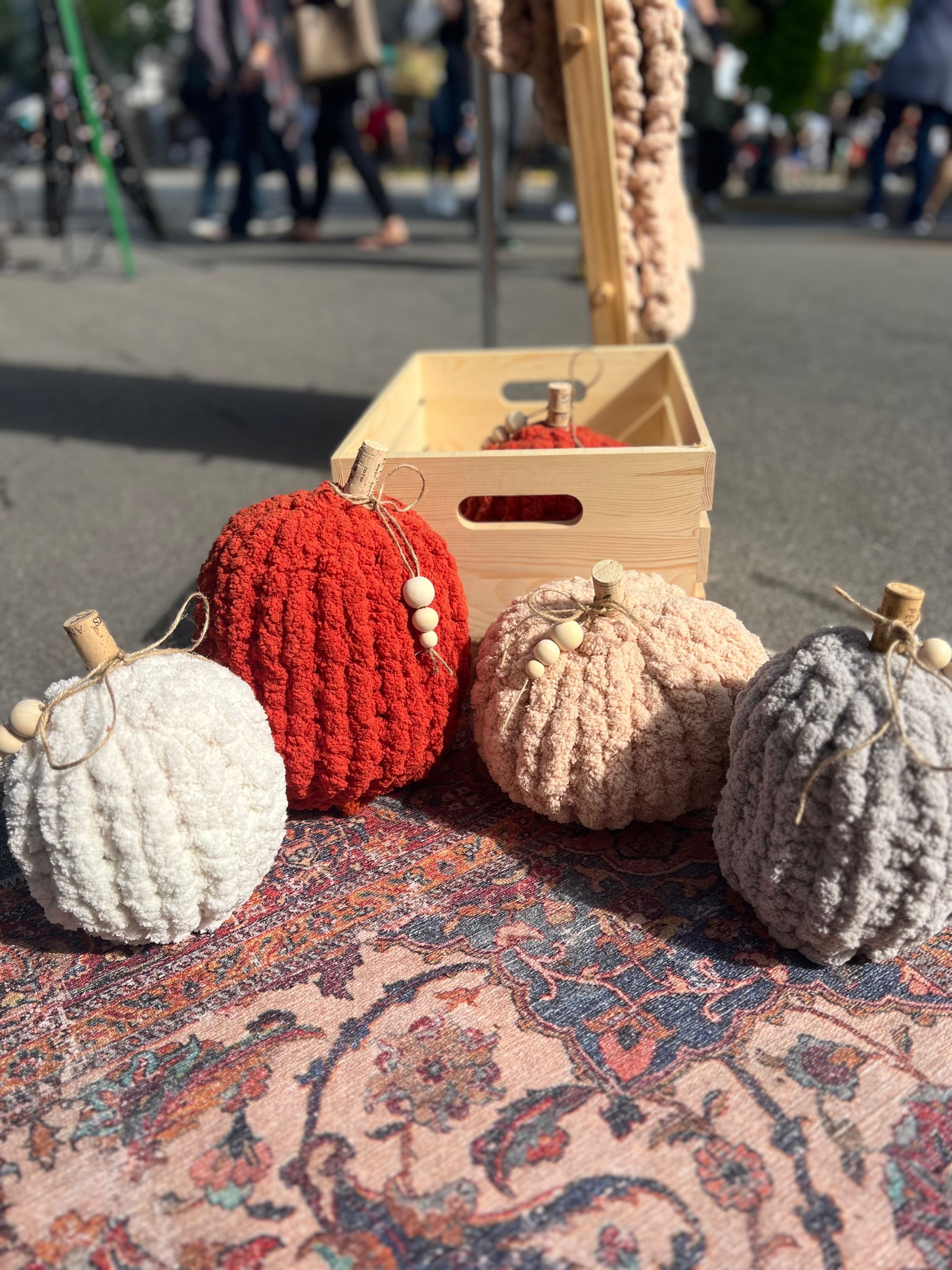 Chunky Knit Pumpkin