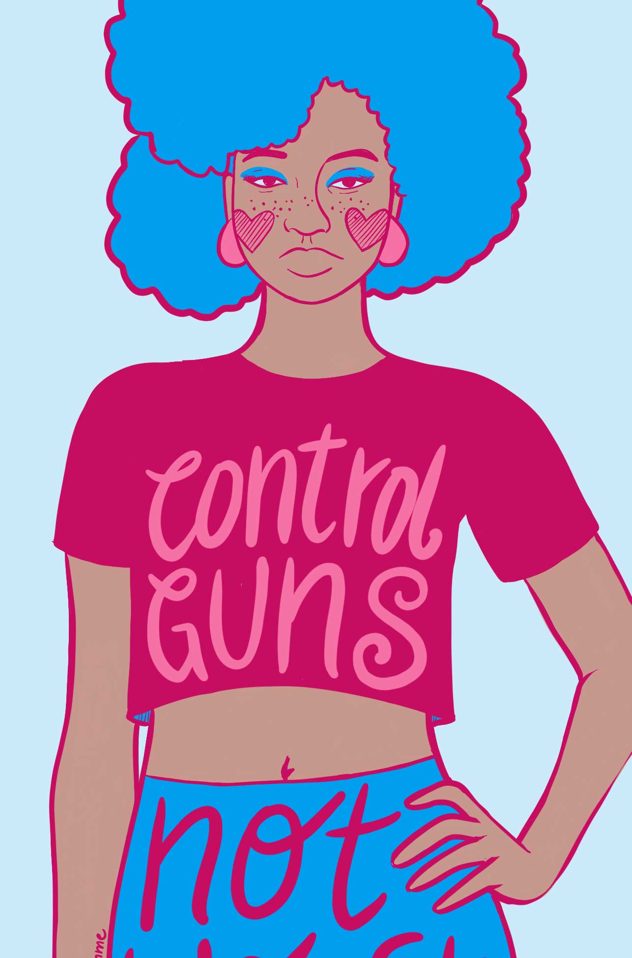 T-shirt for Woke brown Feminist.