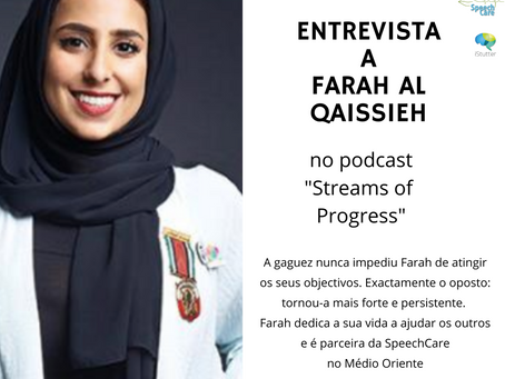Entrevista a Farah Al Qaissieh, parceira da SpeechCare no Médio Oriente