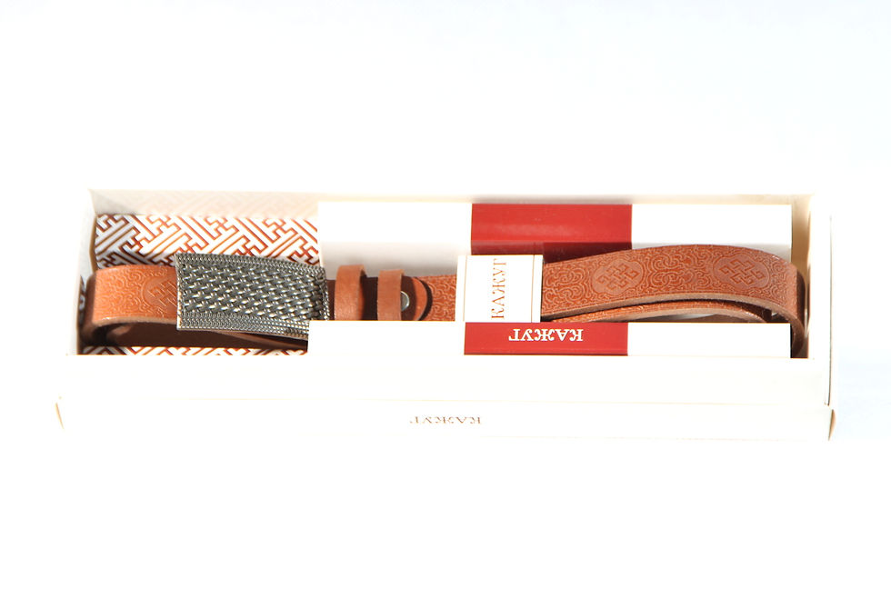 Thumbnail: Kajug Men's Leather Belt M61
