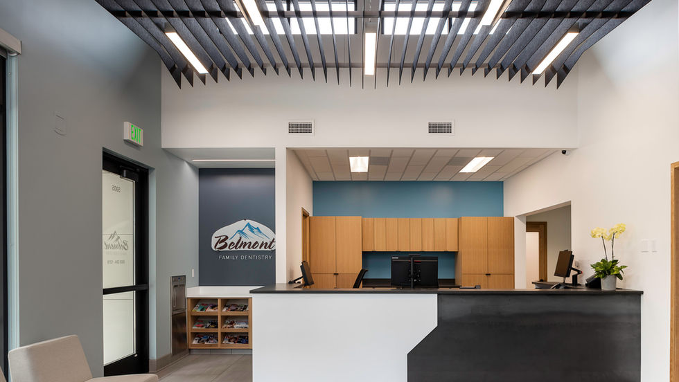 Office construction for Belmont Family Dentistry