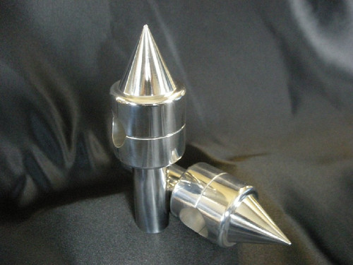 Custom Risers - Hidden Bolt - Spiked Top - 50mm | billetbikebits