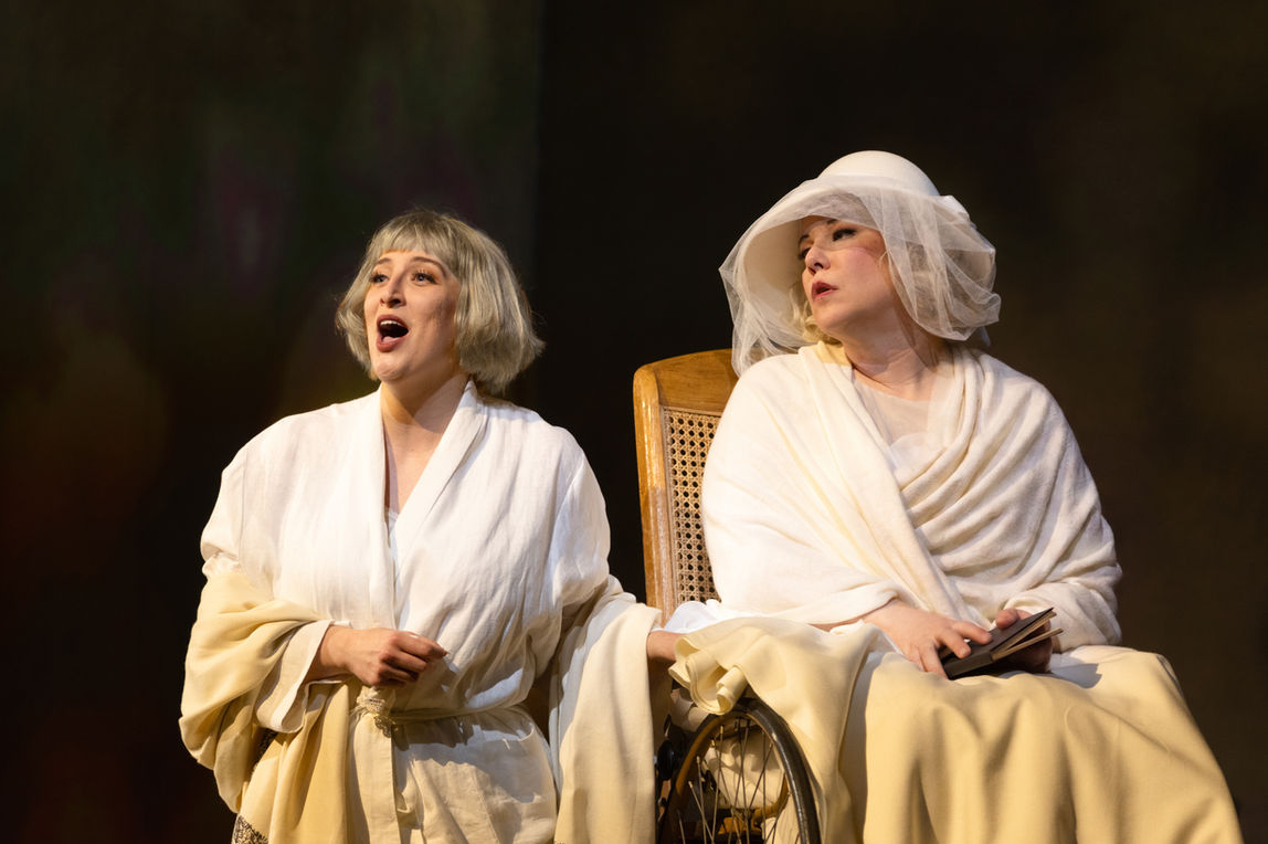 Lili and Young Woman in in Lili Elbe 1920s, Santa Fe Opera, costume Designer Marco Piemontese