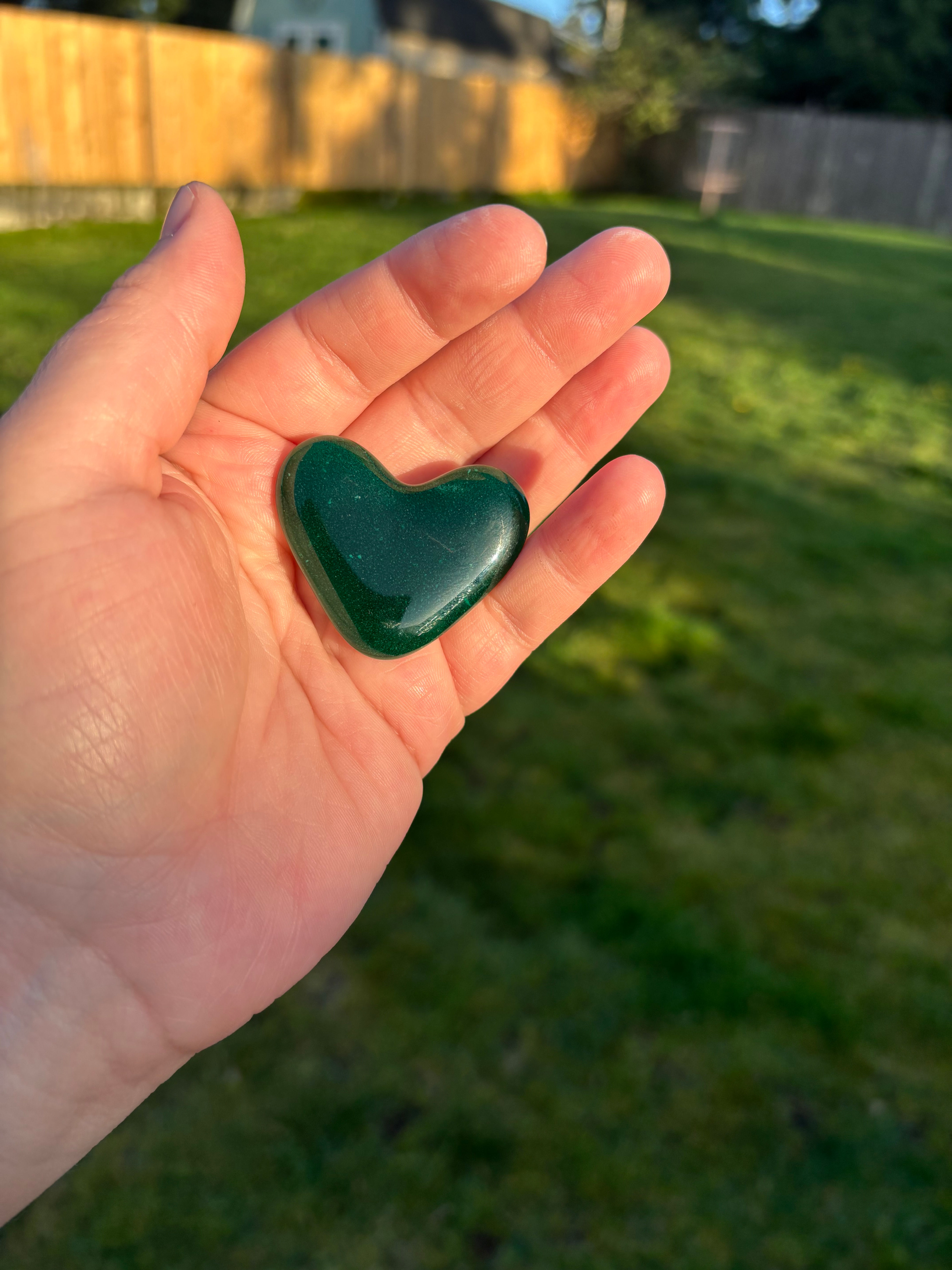 Transparent Green Heart