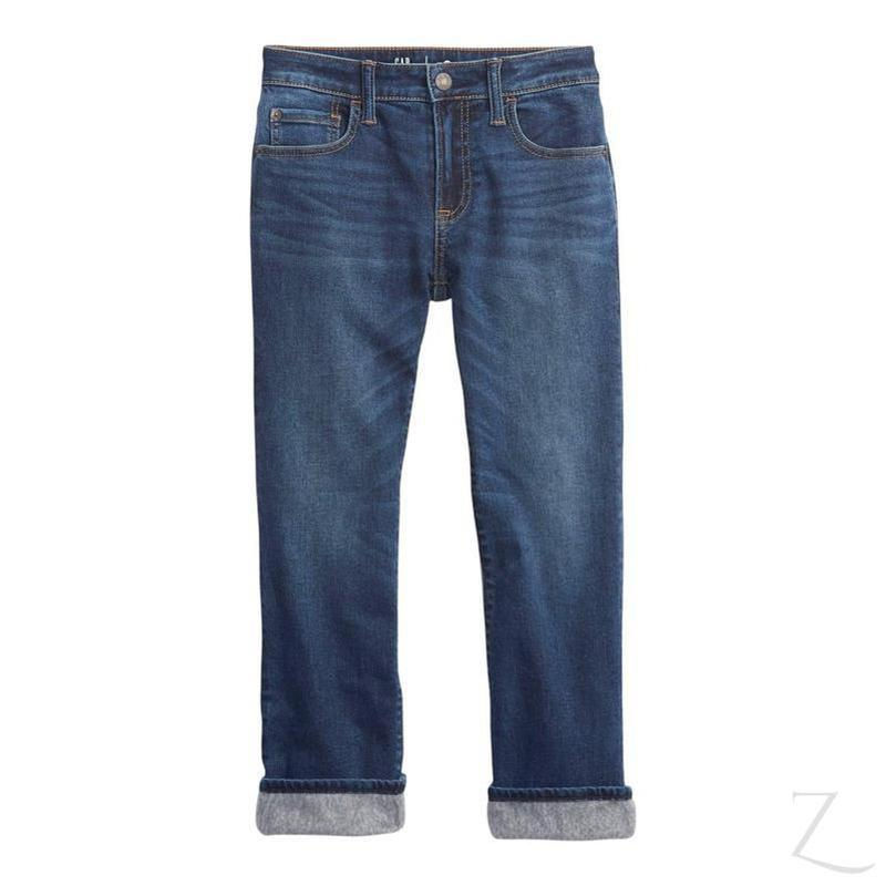 Thumbnail: Boys' Super Strong Stretchy Straight Denim Jeans | Insulated | "Bobo"