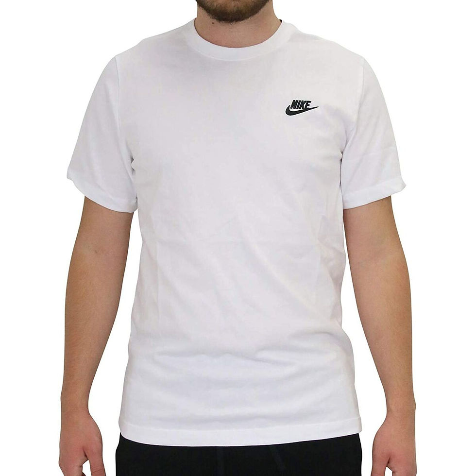 Thumbnail: Men’s Short Sleeve T-Shirt Nike AR4997 101 White Men