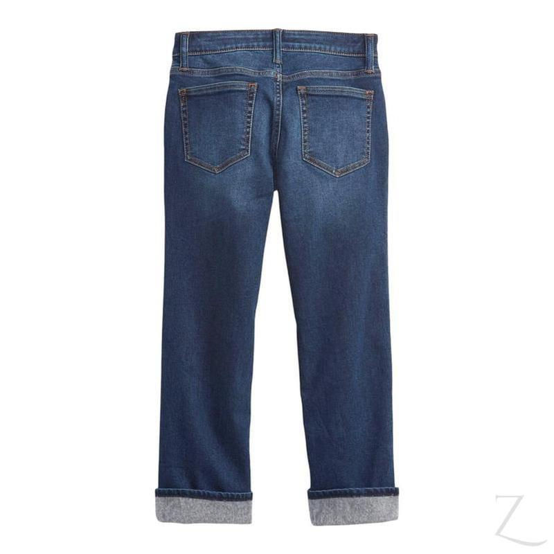 Thumbnail: Boys' Super Strong Stretchy Straight Denim Jeans | Insulated | "Bobo"