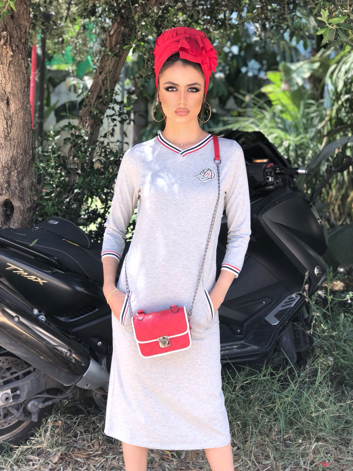 שמלת ספורט אפורה | מידות 1-4