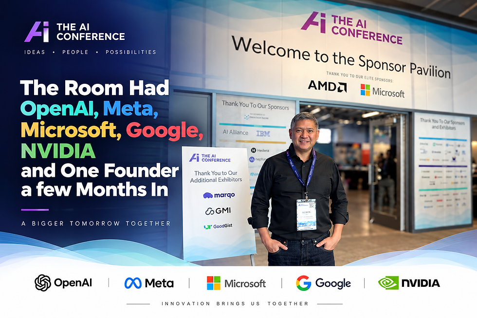 The Room Had OpenAI, Meta, Microsoft, Google, NVIDIA and One Founder a few Months In