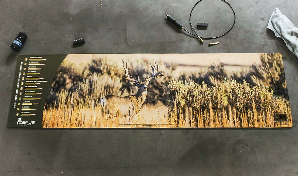 Thumbnail: MULE DEER BUCK WILDLIFE MAGNUM GUN MAT