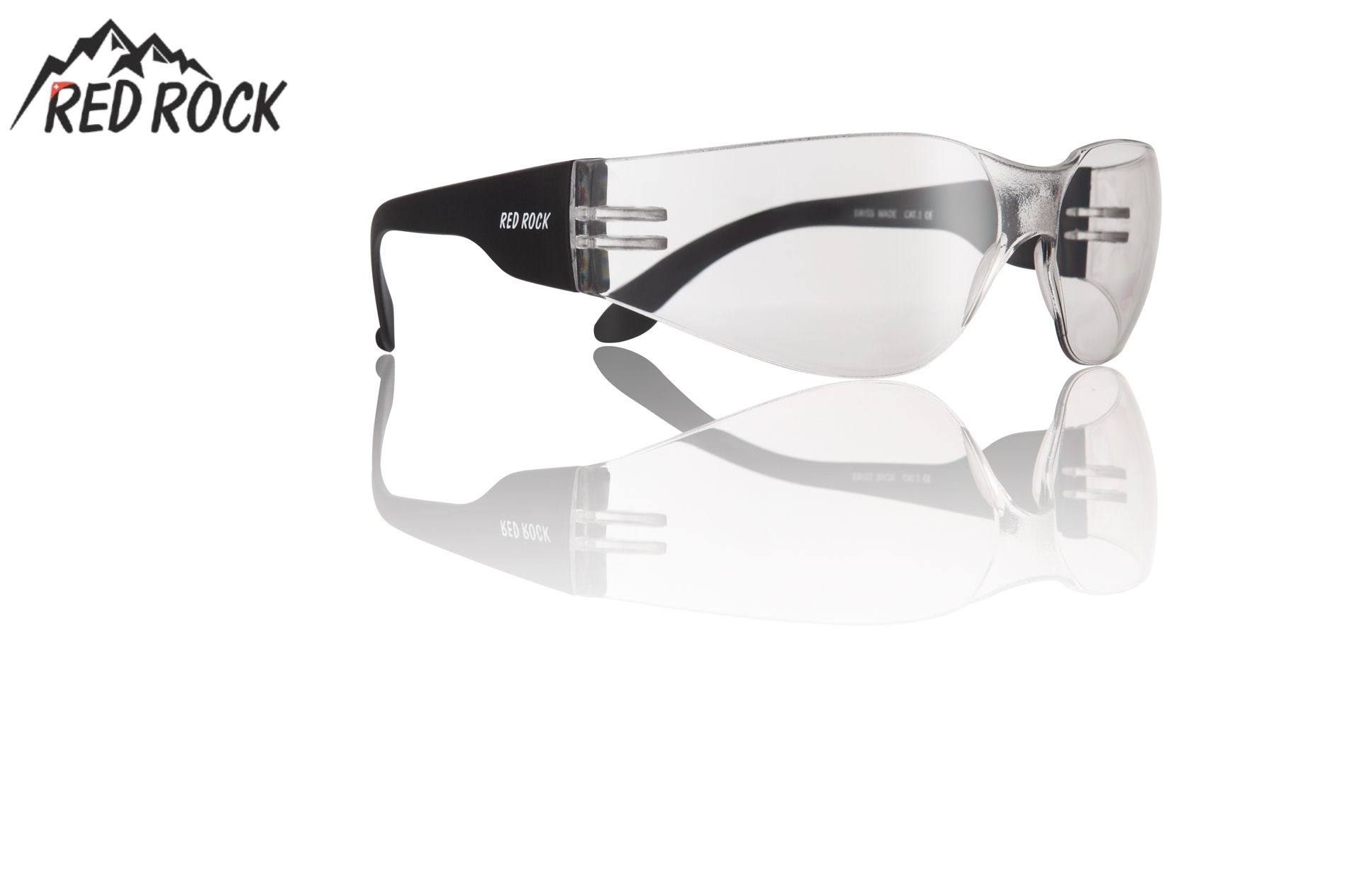 RED ROCK Clear Brille - Swiss Made - Unbreakable