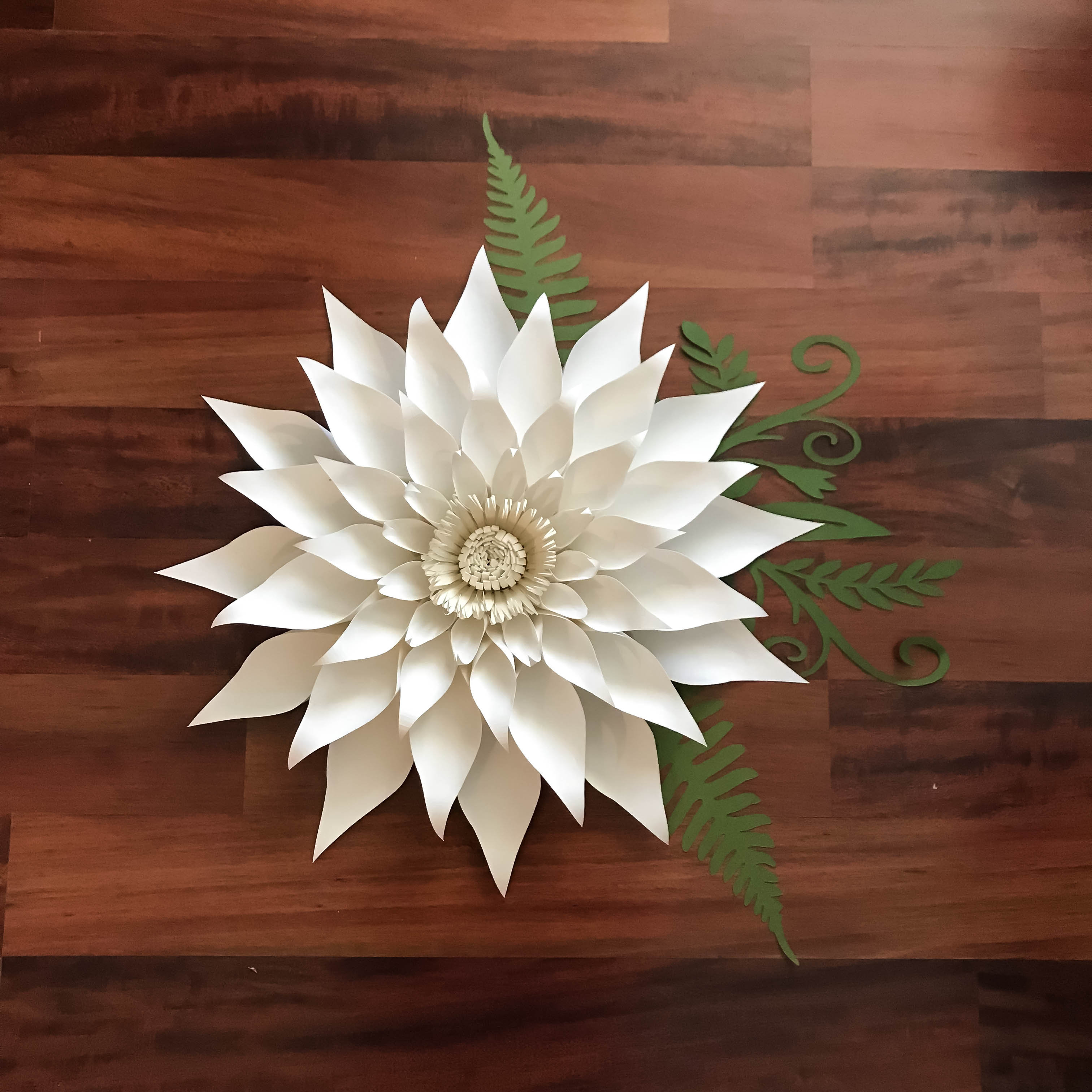 Paper Flowers Svg Petal 89 Dahlia Paper Flower Template Diy Project Thecraftysagittarius