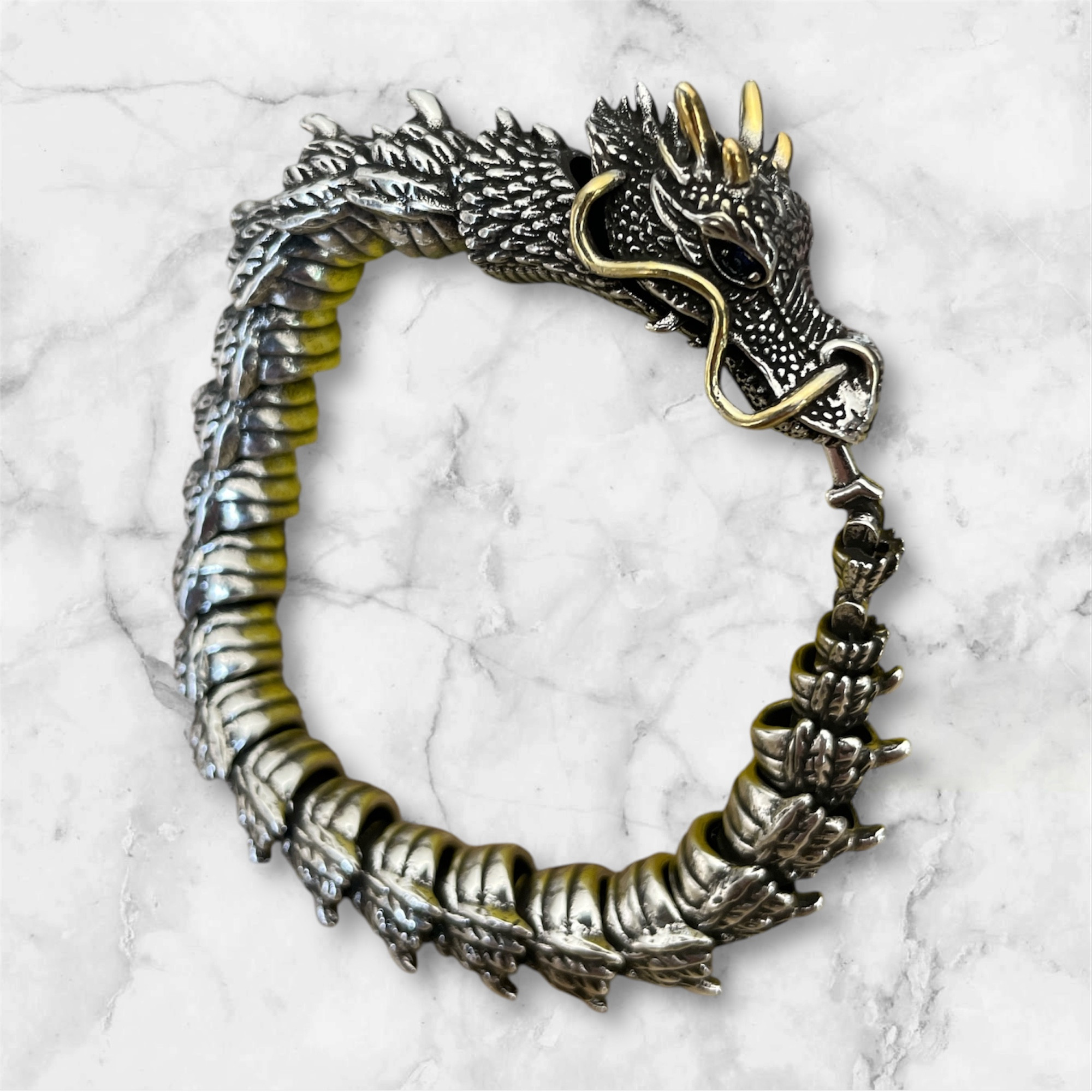 Stainless Steel Dragon Bracelet