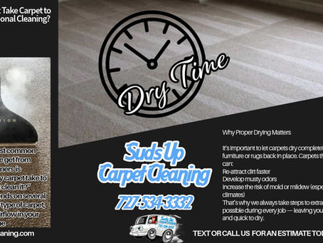 Carpet dry time after cleaning