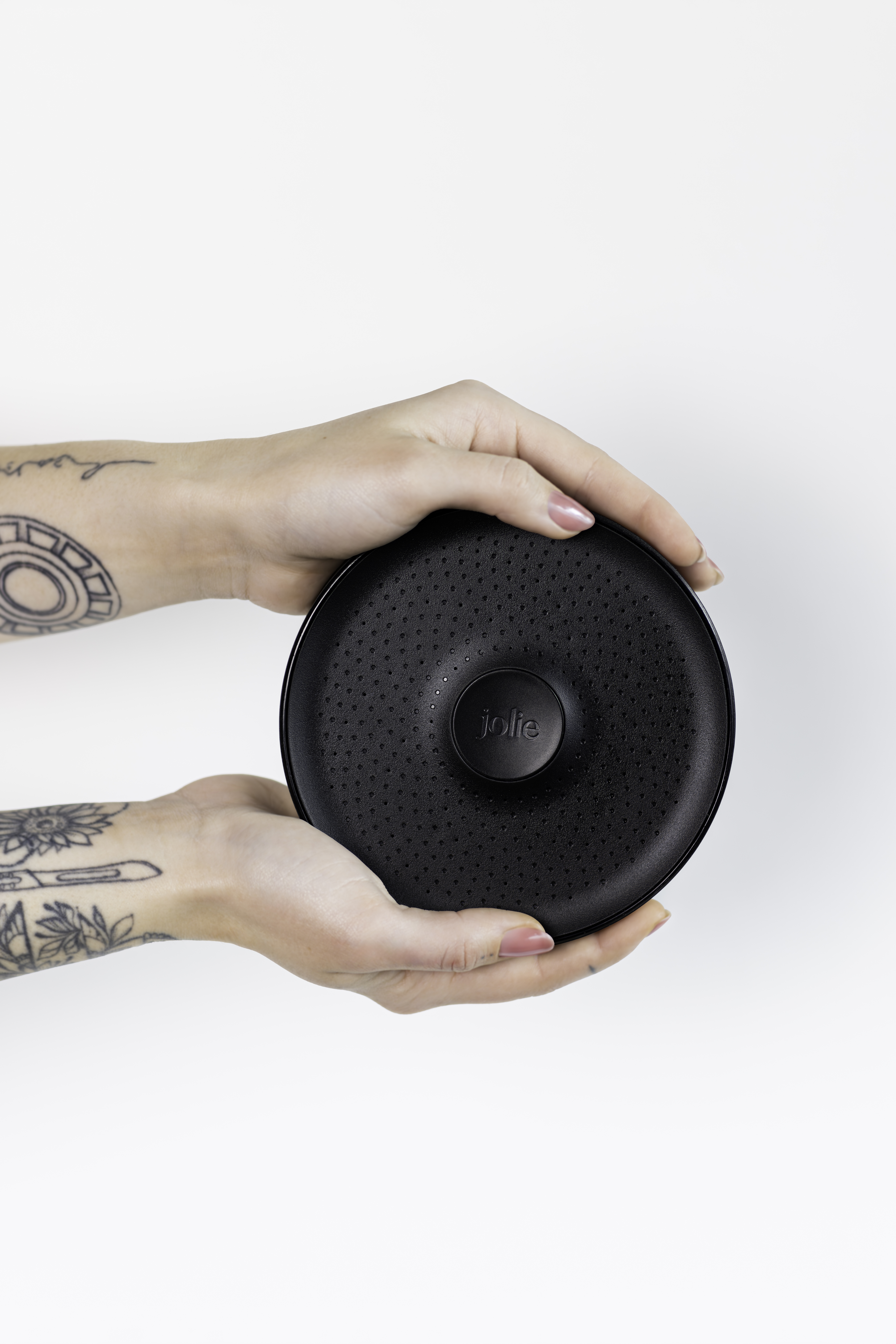 Product photo taken for Jolie Skin shower filter head